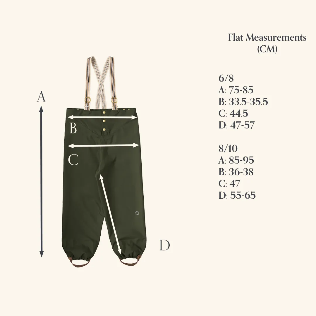 Outdoor Rain Pants - False Indigo - 1-10y