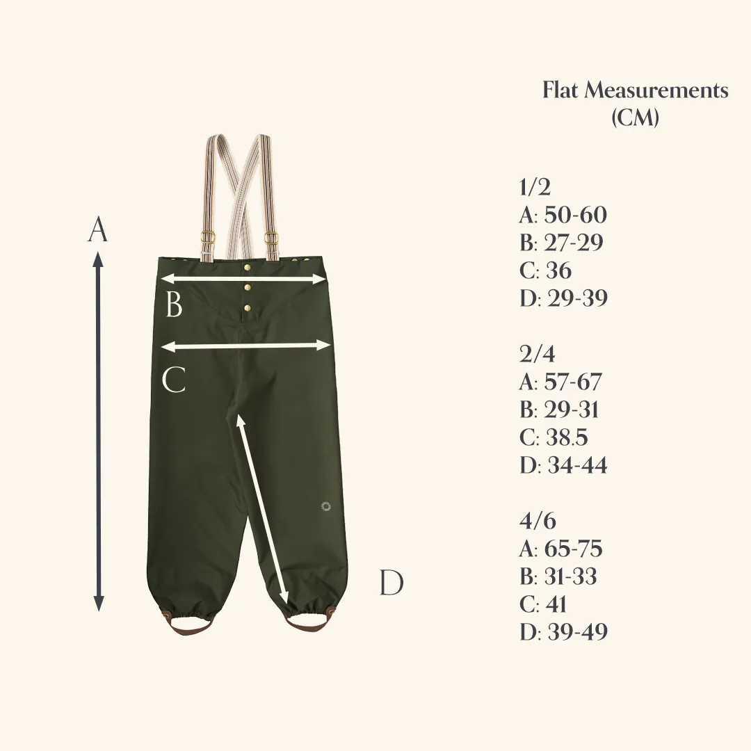 Outdoor Rain Pants - False Indigo - 1-10y