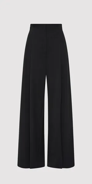Paperbag Trousers Black