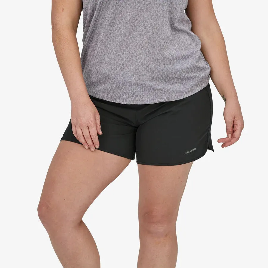 Patagonia 6" Nine Trails Shorts | Black | Womens