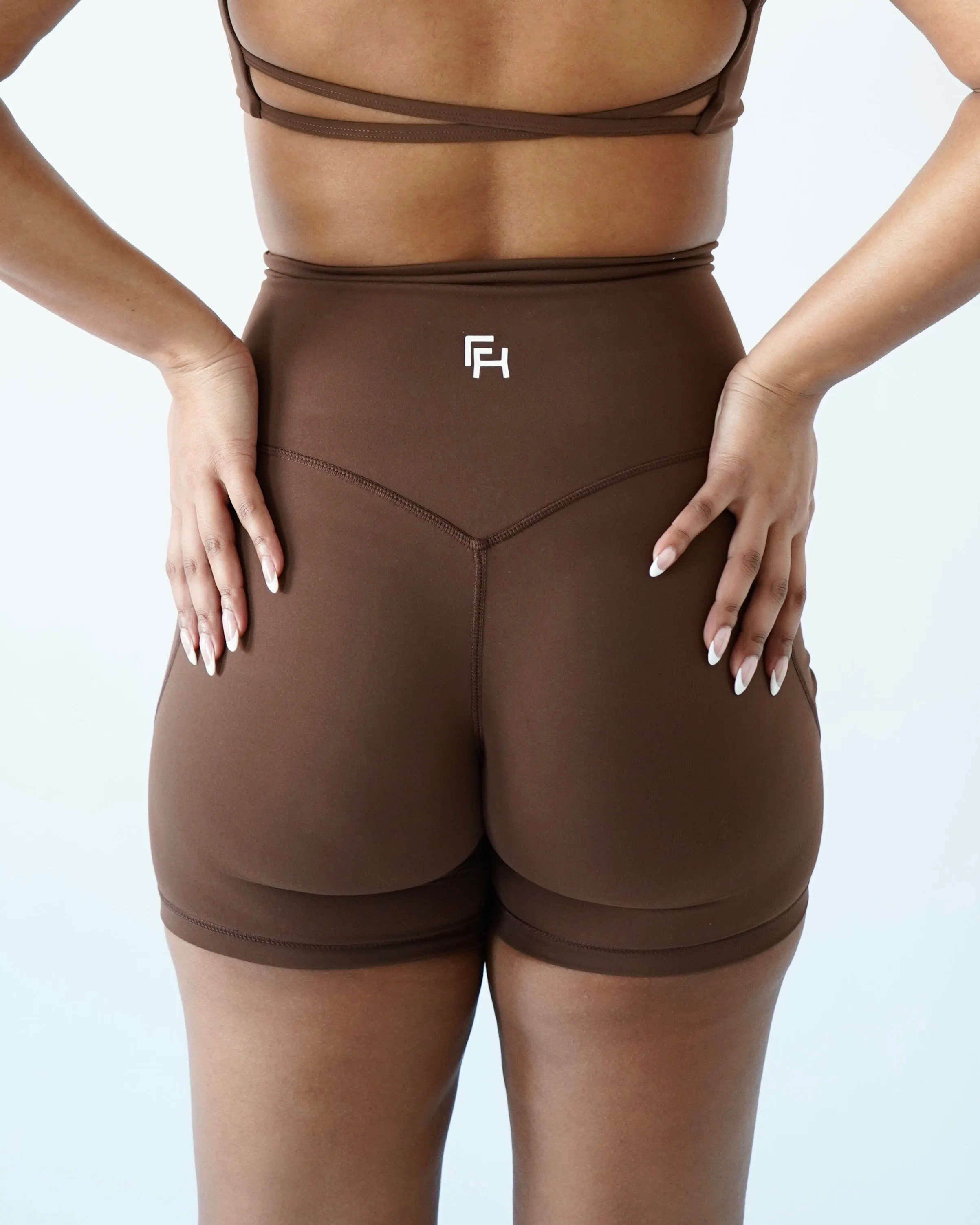 Performance Pocket Biker Shorts - Clay