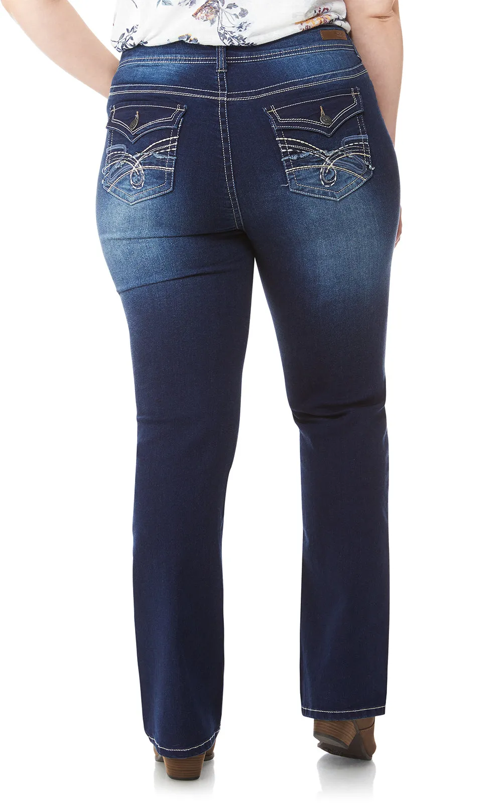 Plus InstaStretch® Legendary Classic Fit Bootcut Jeans