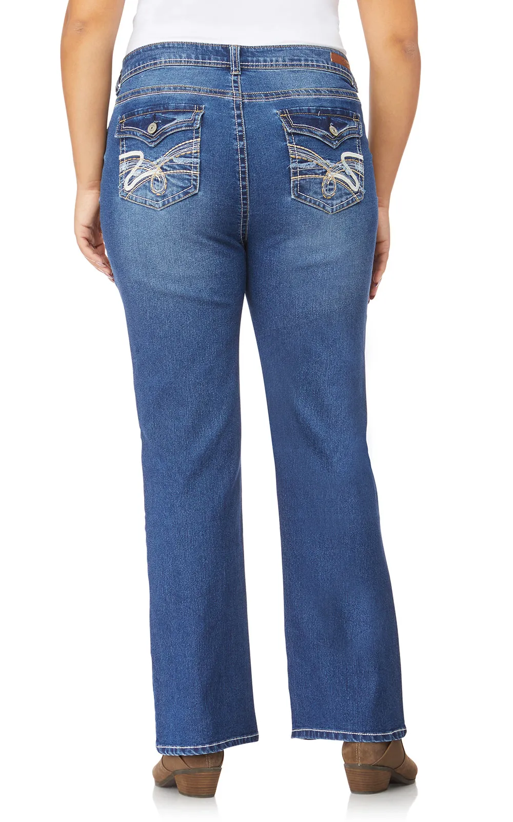 Plus InstaStretch® Legendary Classic Fit Bootcut Jeans