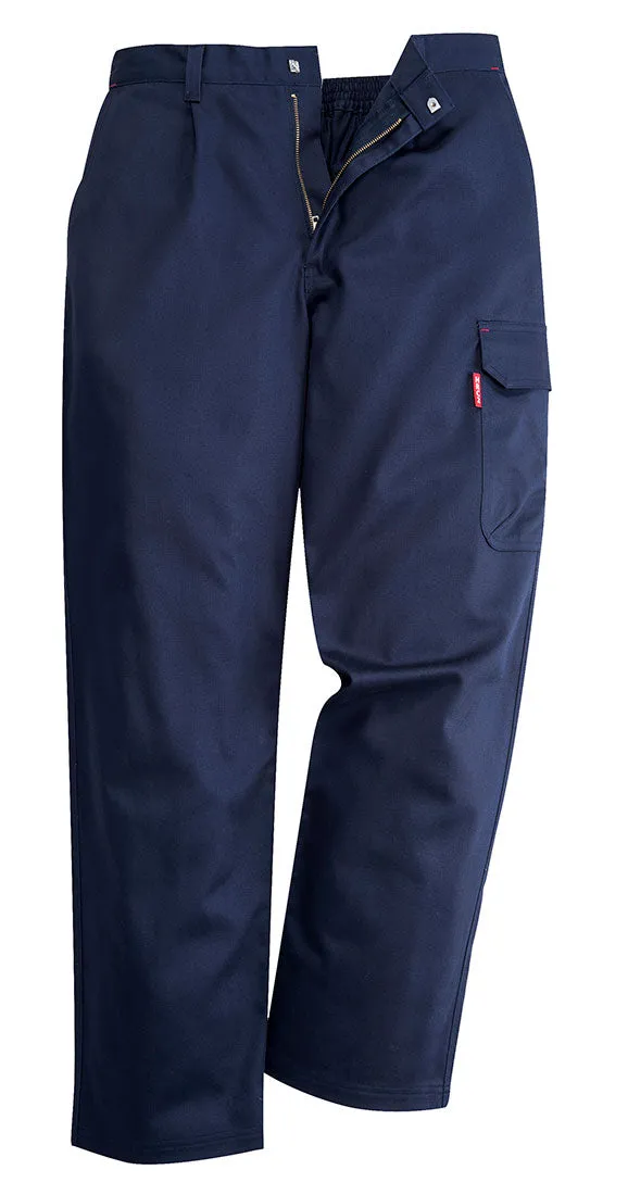 Portwest BZ31 Mens Safety Cargo Pants in Flame Resistant Bizweld ASTM NFPA