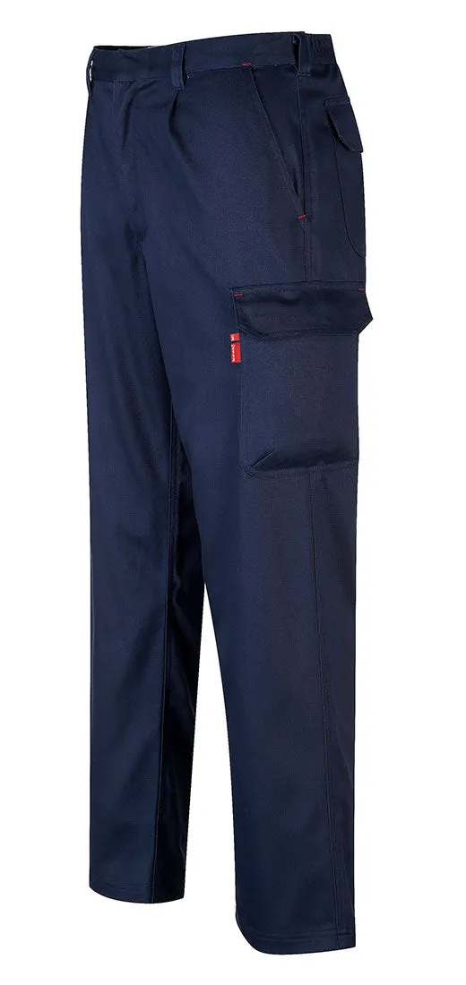 Portwest BZ31 Mens Safety Cargo Pants in Flame Resistant Bizweld ASTM NFPA