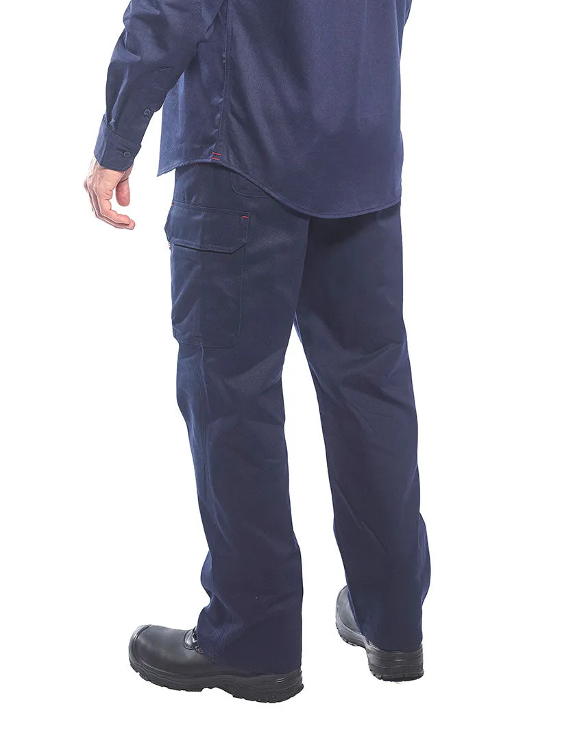 Portwest BZ31 Mens Safety Cargo Pants in Flame Resistant Bizweld ASTM NFPA