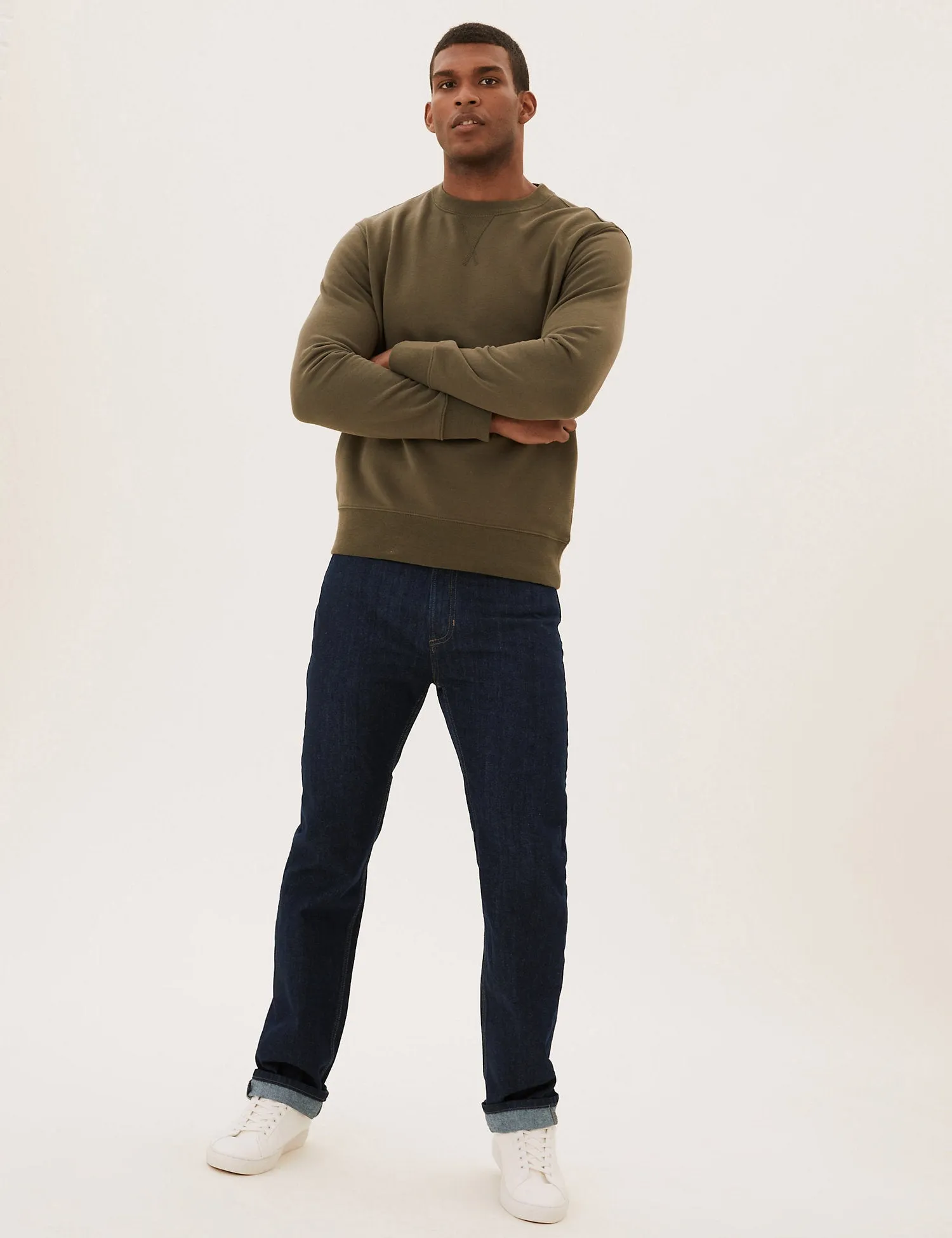 Pure Cotton Regular Fit Jeans