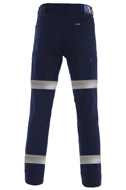 RITEMATE RMX001R - FLEXIBLE FIT UTILITY TROUSERS (REFLECTIVE) -DARK NAVY