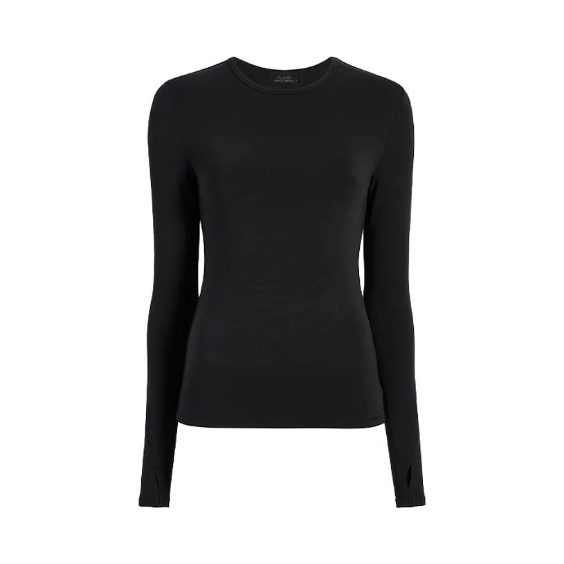 SwiftStretch Long Sleeve Shirt | Black