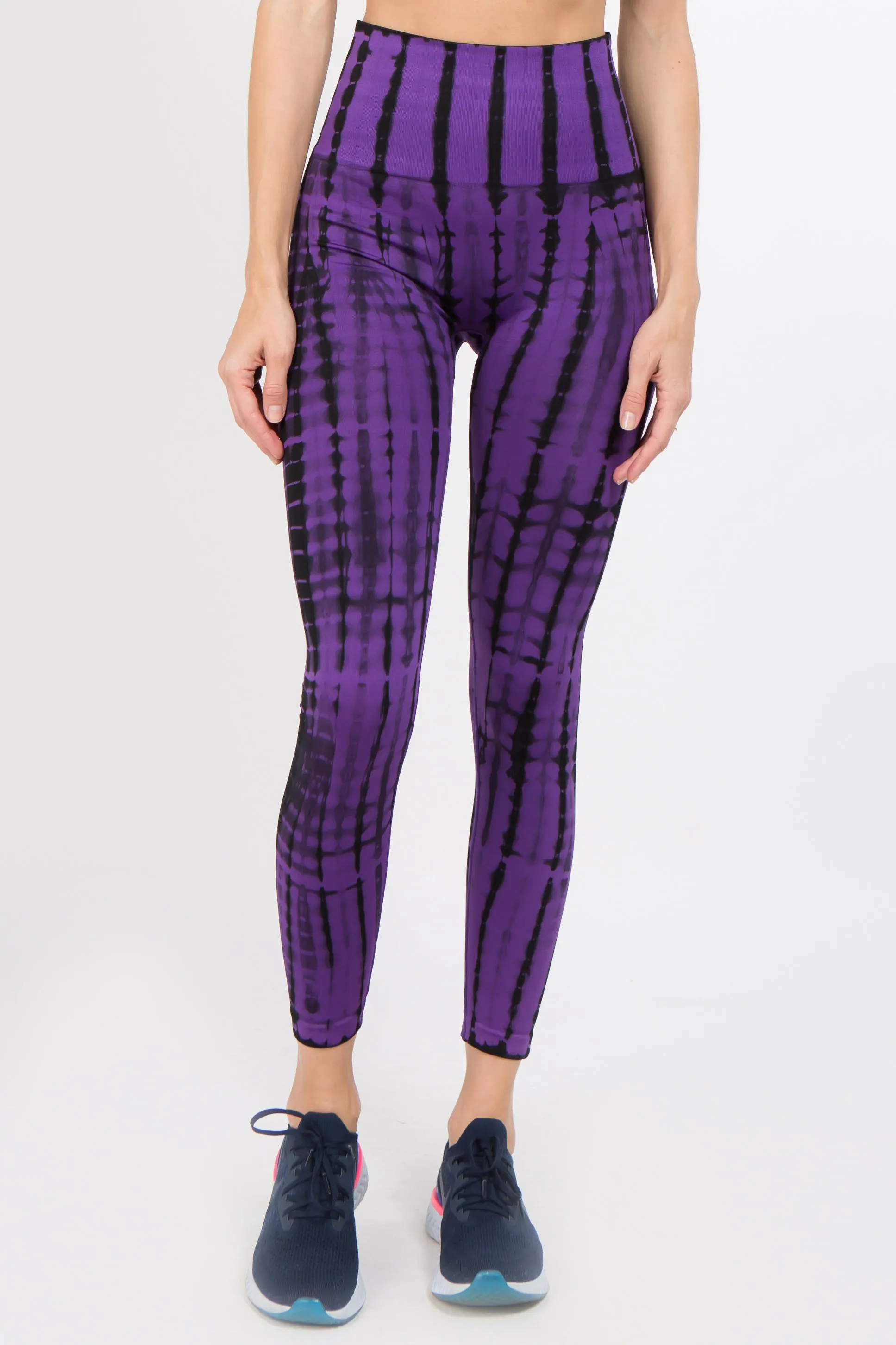 Tie Dye Stripe Performance Leggings