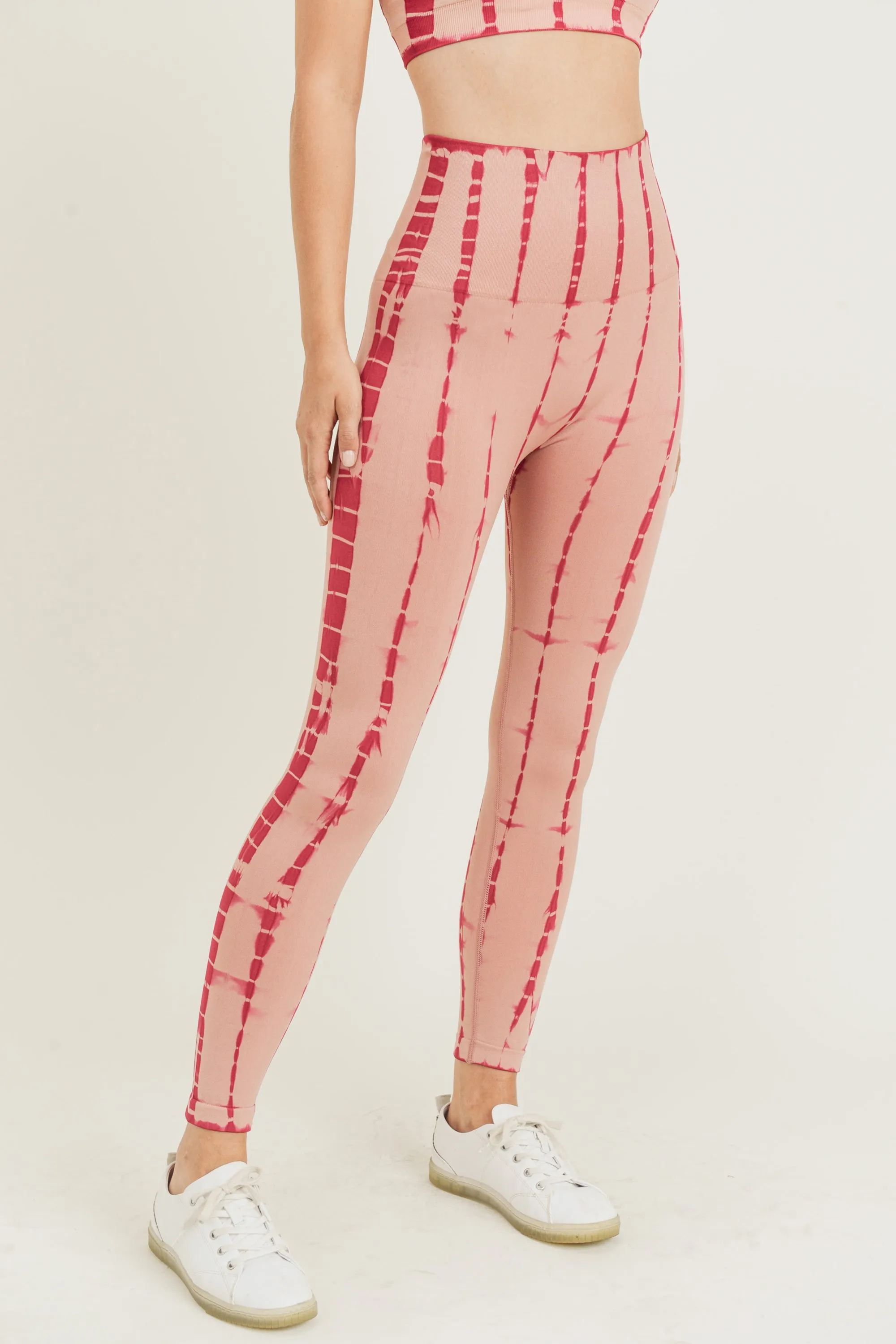 Tie Dye Stripe Performance Leggings