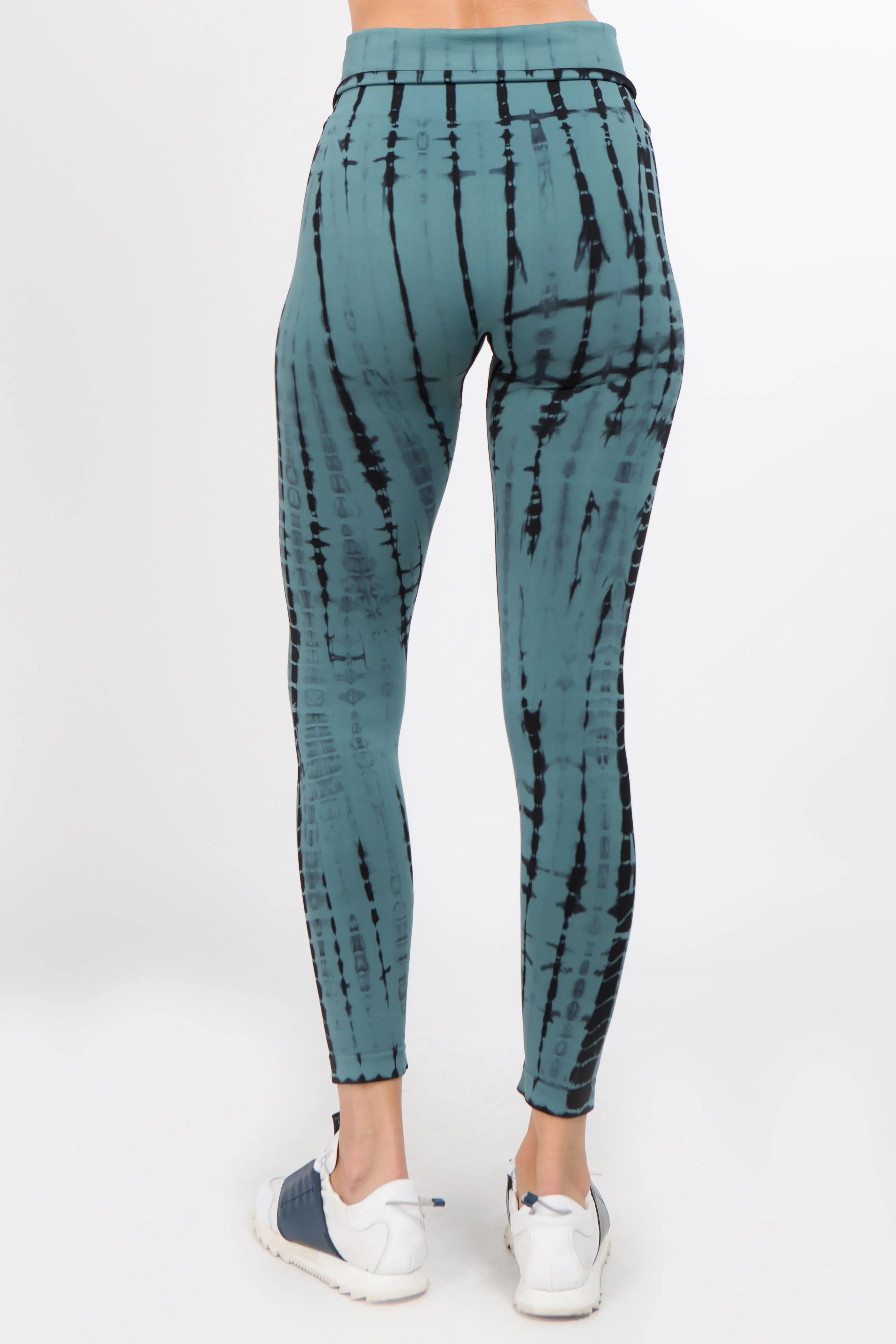 Tie Dye Stripe Performance Leggings
