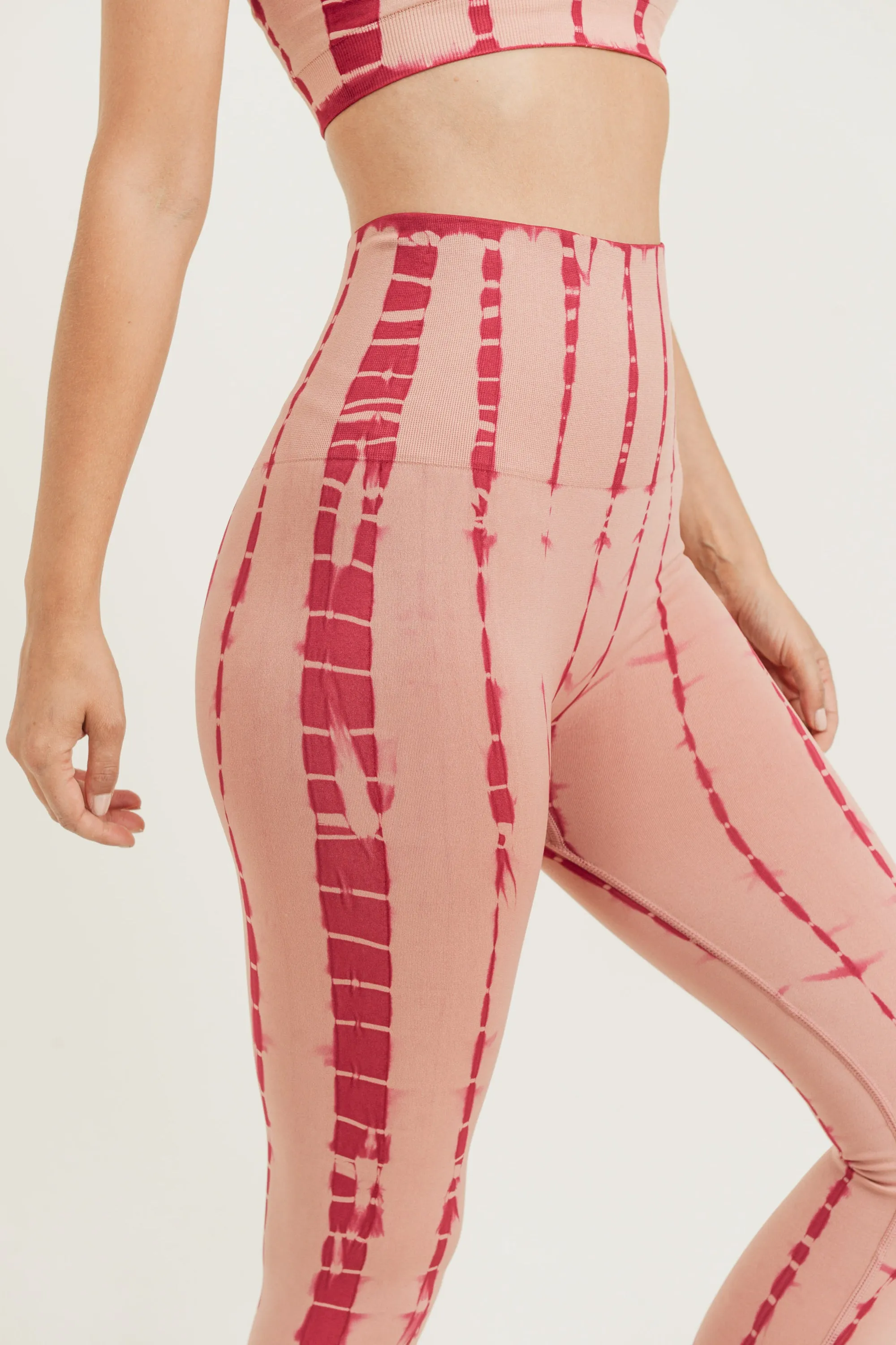 Tie Dye Stripe Performance Leggings