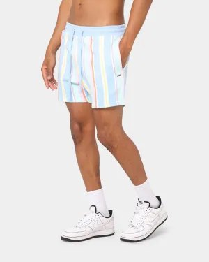 Tommy Jeans Stripe Sweat Shorts Light Powdery Blue