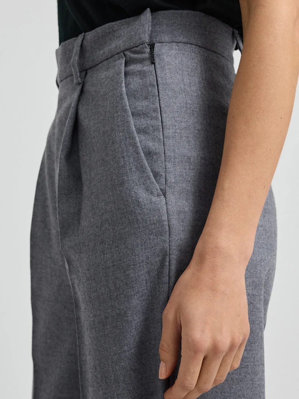 TOORALLIE WOVEN WOOL PANT