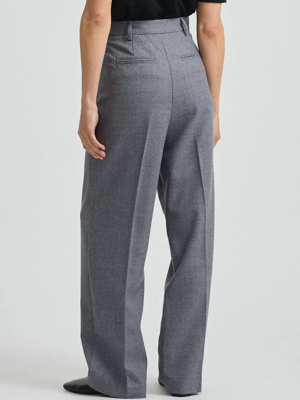 TOORALLIE WOVEN WOOL PANT