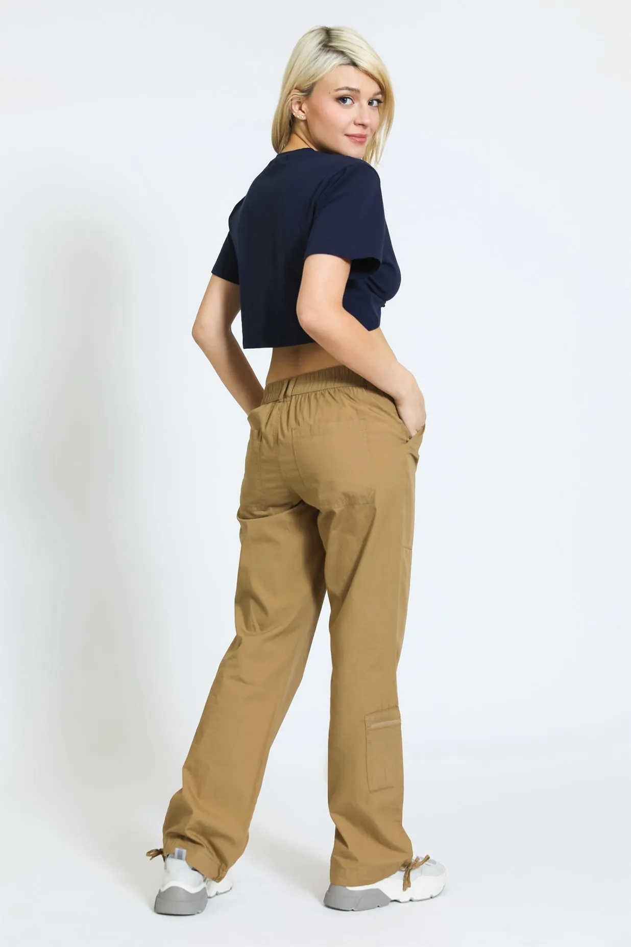 TRACY CARGO PANT - HAZLENUT RINSE