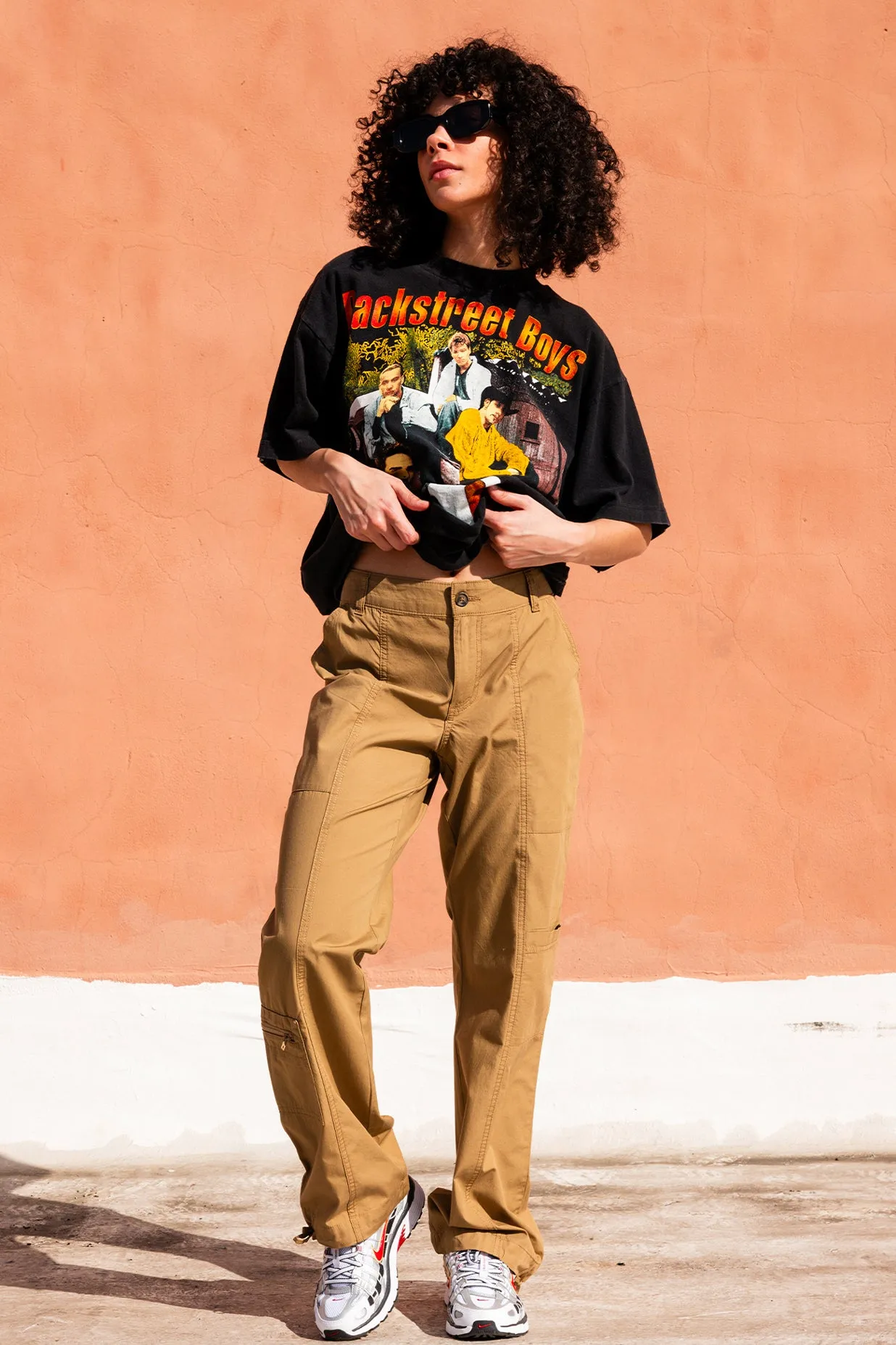 TRACY CARGO PANT - HAZLENUT RINSE